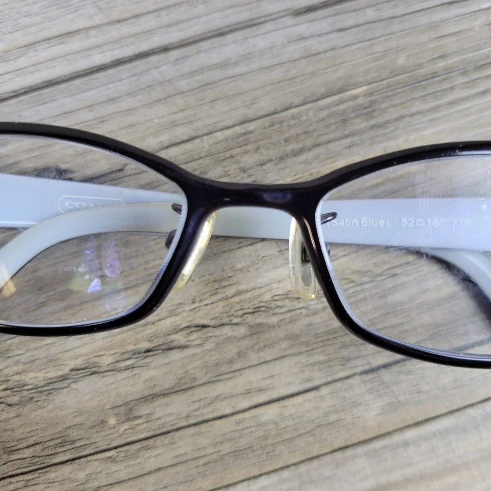 Coach Eyeglass Frames HC 5007 Willow 9047 Satin Blue Rectangular Women 52-16-135